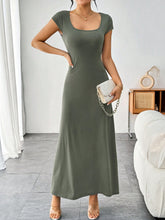 SXY Solid Color Casual Dress